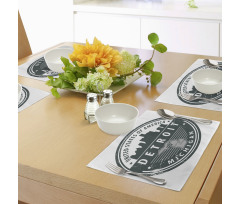 Michigan Old Stamp Place Mats