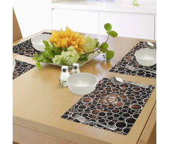 Round Pipes 3D Style Place Mats