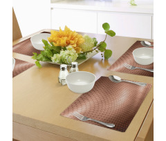 Comb Pattern Waves Place Mats