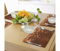 Vivid Dots Mosaic Place Mats