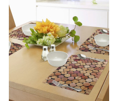 Random Used Wine Corks Place Mats