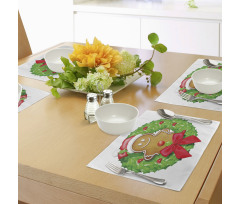 Xmas Wreath Place Mats