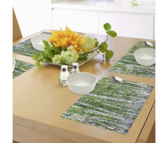 Fresh Summer Leaves Place Mats