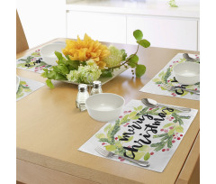 Watercolor Wreath Place Mats