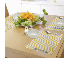 Wavy Horizontal Art Place Mats