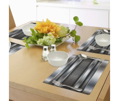 Realistic Vivid Plates Place Mats