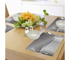 Industrial Grid Motif Place Mats