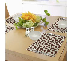 Cattle Skin with Spot Place Mats