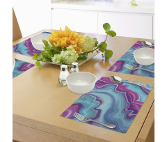 Abstract Color Formation Place Mats