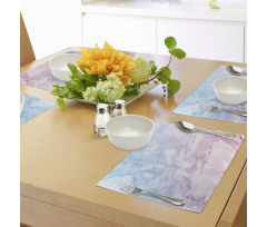 Pastel Cloudy Antique Place Mats