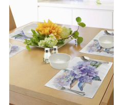 Blooming Hydrangea Place Mats