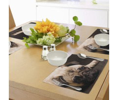 Puppy Photograph Animals Place Mats