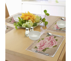 Pink Bouquet of Flowers Place Mats