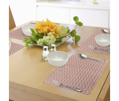 Chevron Zigzag Vintage Place Mats