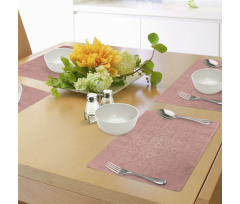 Antique Lace Style Ombre Place Mats