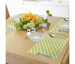 Girlish Vintage Dots Place Mats