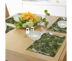 Evergreen Christmas Tree Place Mats