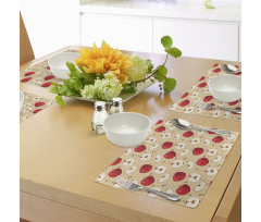 Fresh Fruit Slices Pie Place Mats