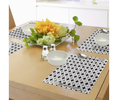 Retro Style Atomic Place Mats