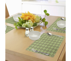 Atomic Boomerang Place Mats