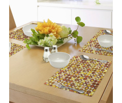 Design Retro Square Place Mats