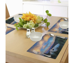 Sundown in the Woods Place Mats