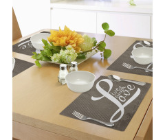 Motivation Word Place Mats