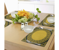 Sun Inspired Circle Place Mats