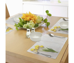 Tulips on Rustic Board Place Mats