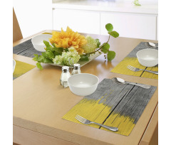 Vintage Wooden Board Place Mats