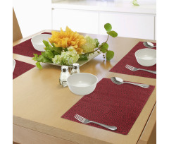 Abstract Grid Place Mats