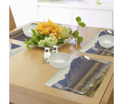 Idyllic Rustic Photo Place Mats