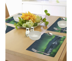 Snowy Hills of Arctic Place Mats