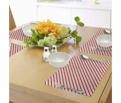 Bicolor Stripes Place Mats