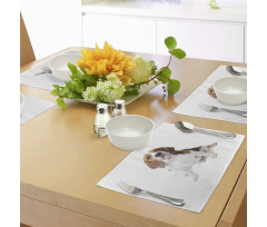 Puppy Dog Friend Posing Place Mats