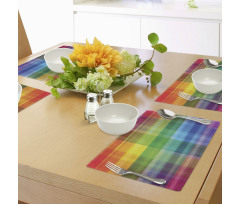 Retro Plaid Place Mats