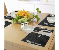 Art Deco Design Place Mats