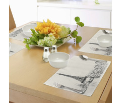 Paris over Roofs House Place Mats