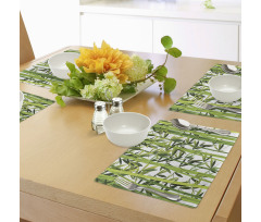 Fresh Green Plants Place Mats