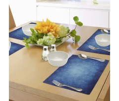 Grunge Monochrome Centered Place Mats