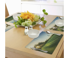 Countryside Sunset on Field Place Mats