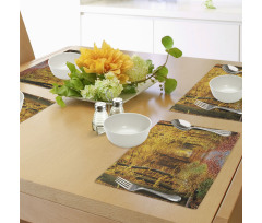 Foliage Leaves Autumn Place Mats