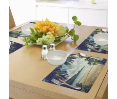 Summer Vintage Tropical Place Mats