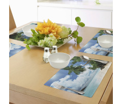 Palm Leaf Island Lagoon Place Mats