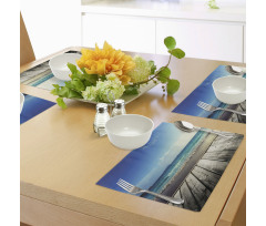 Weathered Beach Waves Place Mats