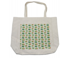 Natural Maple Leafs Art Shopping Bag