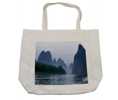 Karst Mountains Li River Shopping Bag