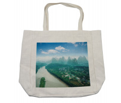 Aerial View of Yangshuo Area Shopping Bag