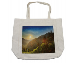 Sunset at Newfound Gap Shopping Bag