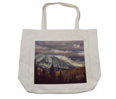 Autumn Season Mountains Shopping Bag